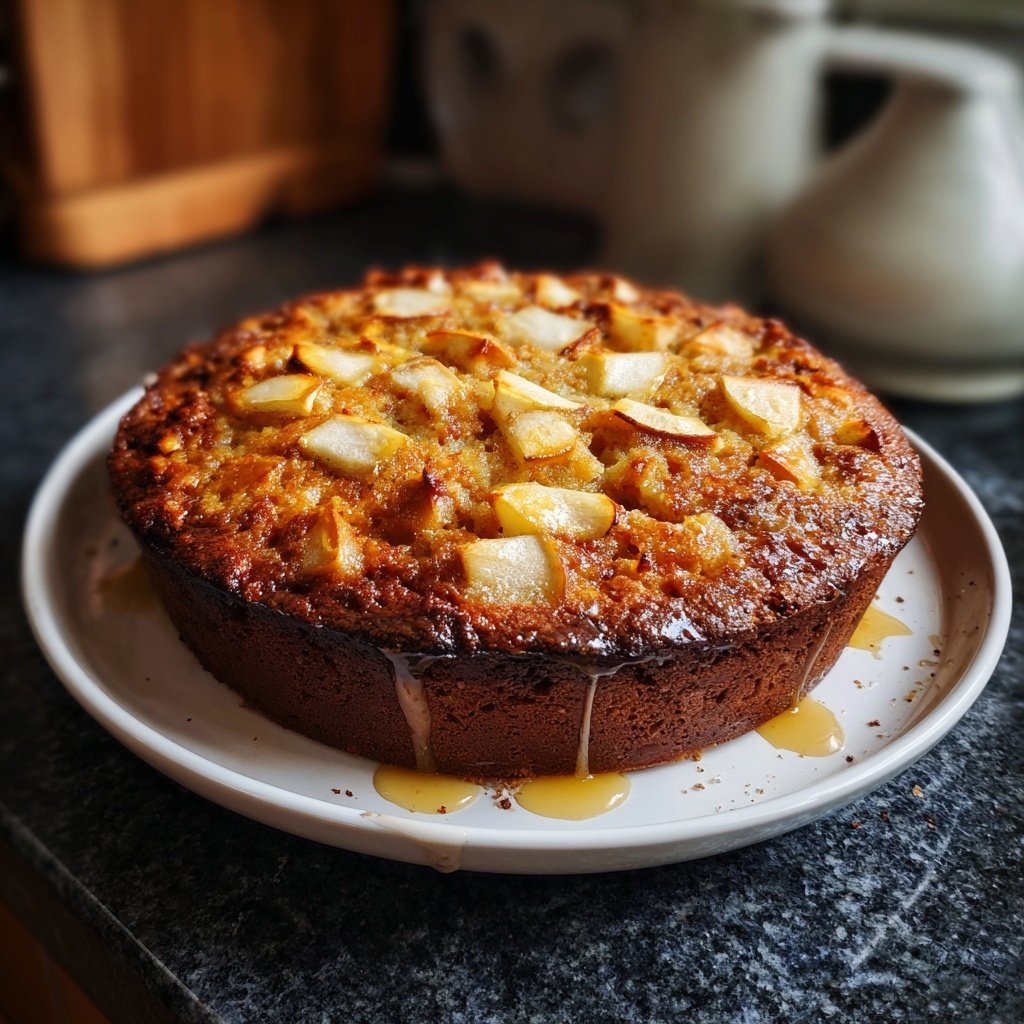 Karottenkuchen Mit Apfelstücken