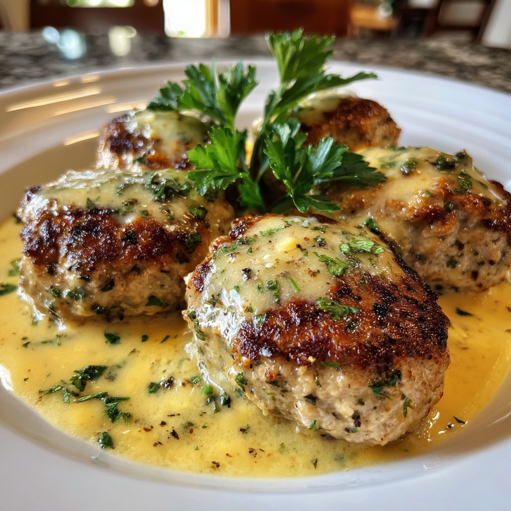 Kalbsmedaillons mit Zitronensauce