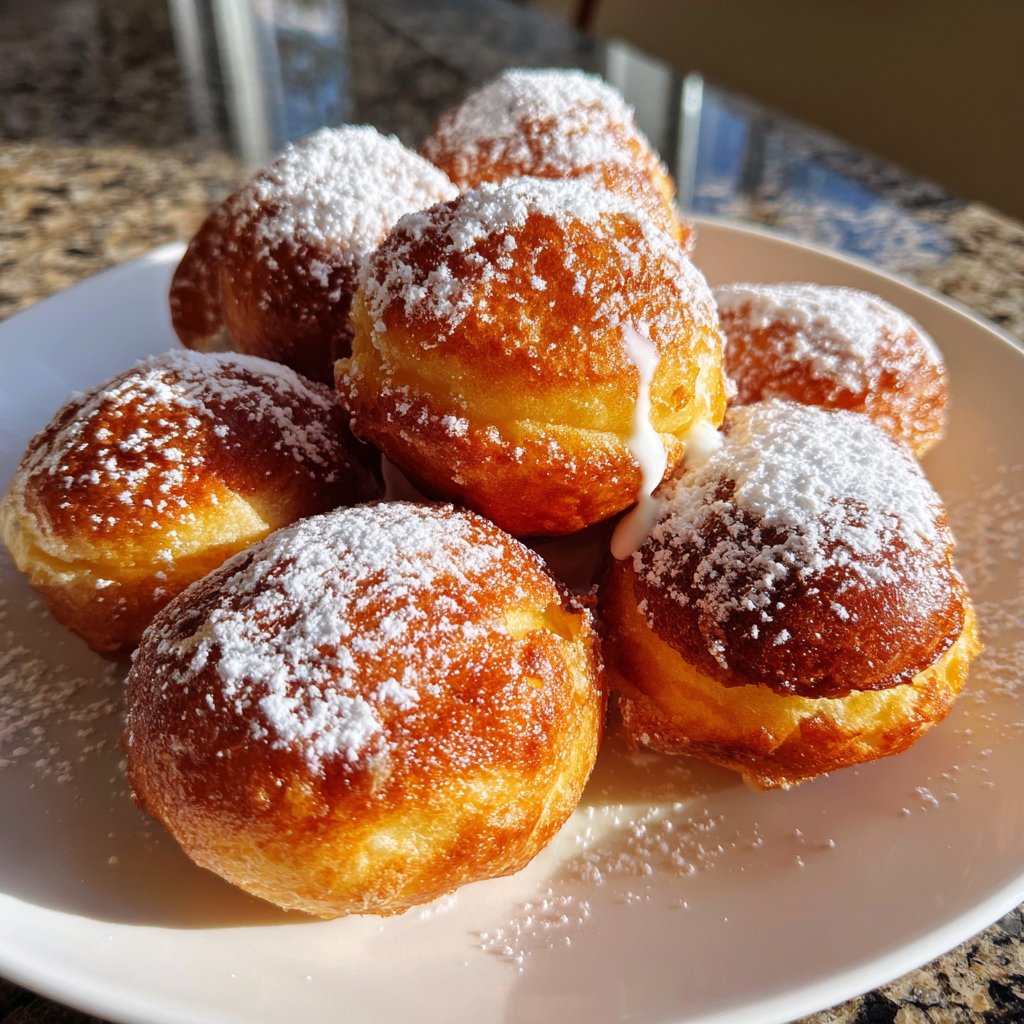 Quarkbällchen mit Vanillequark