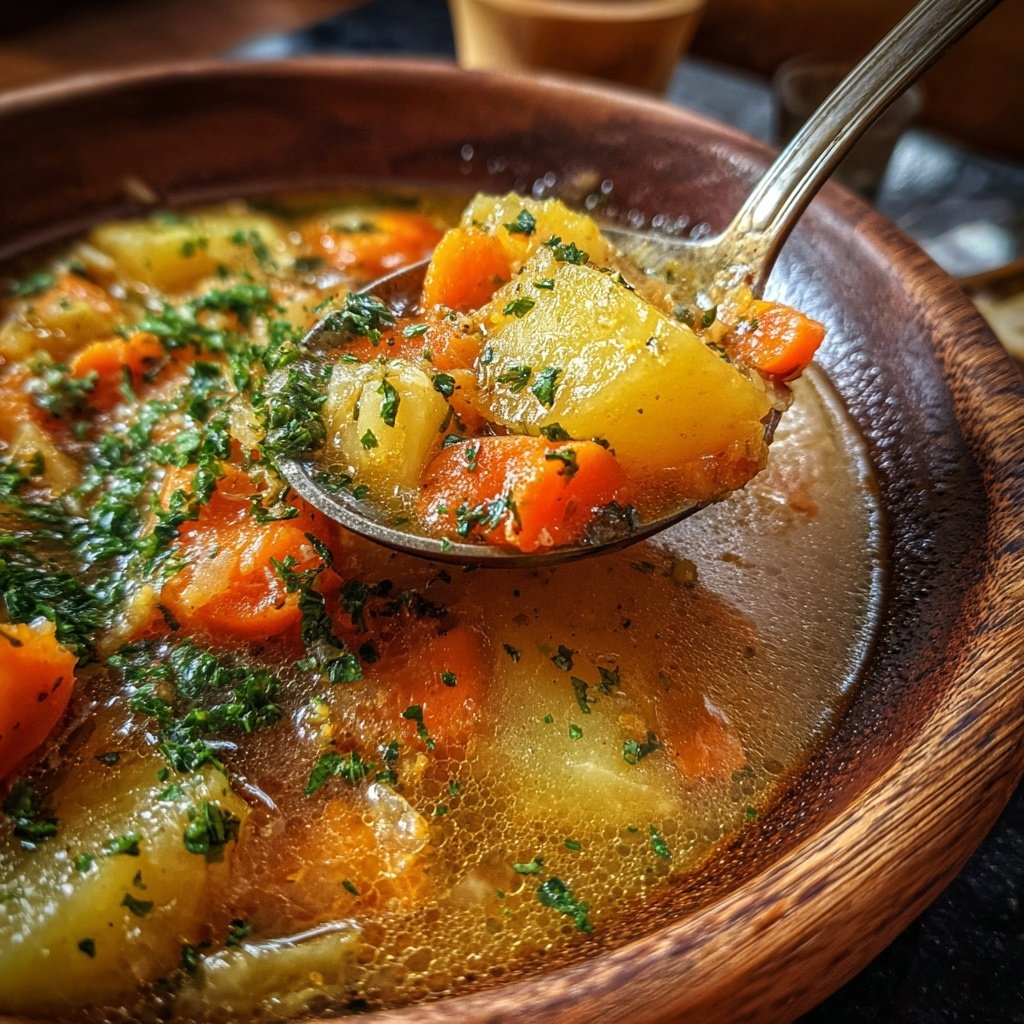 Möhren untereinander – Möhren-Kartoffeln-Eintopf