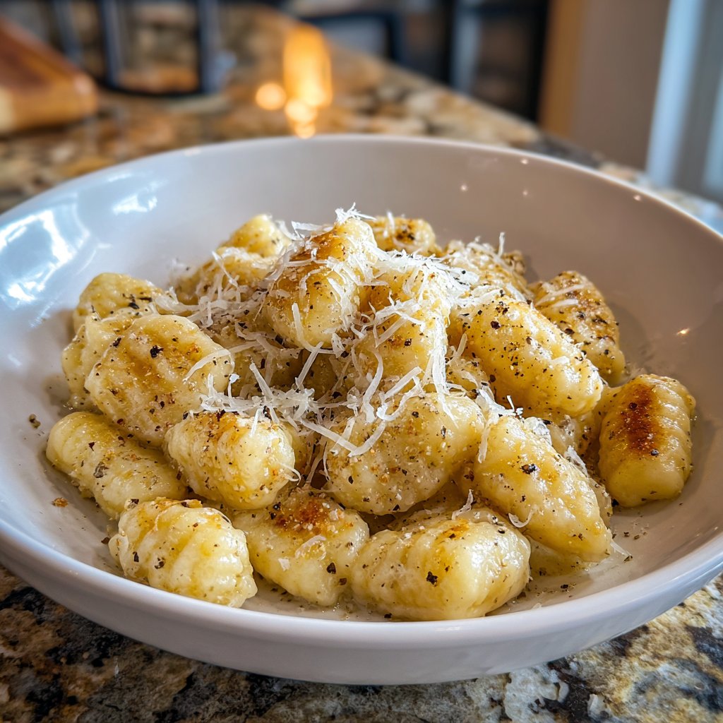 Gnocchi mit Trüffelöl und Parmesan