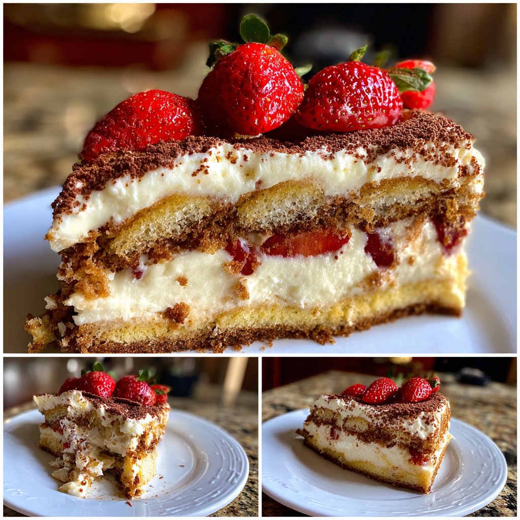 Erdbeer-Tiramisu