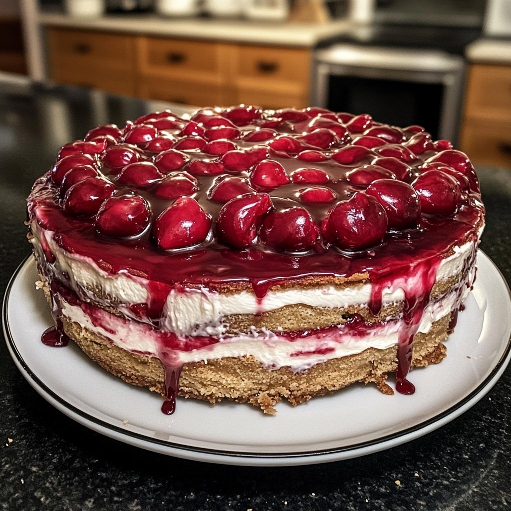 Lübecker Kirsch-Marzipan-Torte