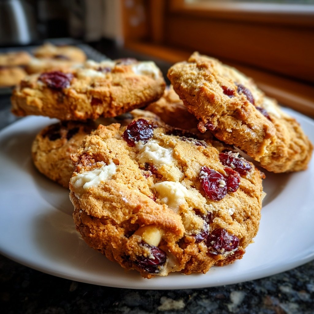 Cranberry-Weiße-Schokolade-Kekse